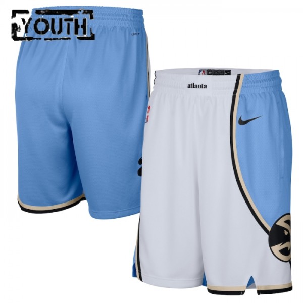 Atlanta Hawks NBA Shorts Nike 2024-25 City Edition Swingman - Kinder Atlanta Hawks NBA Shorts Nike 2024-25 City Edition Swingman - Kinder